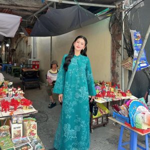 Áo dài Xanh Ngọc Phố