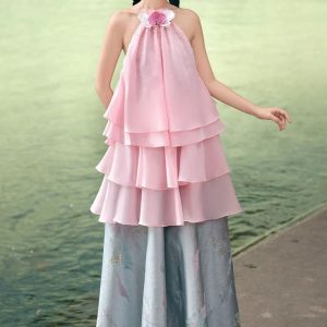 Áo dài Yếm đính hoa